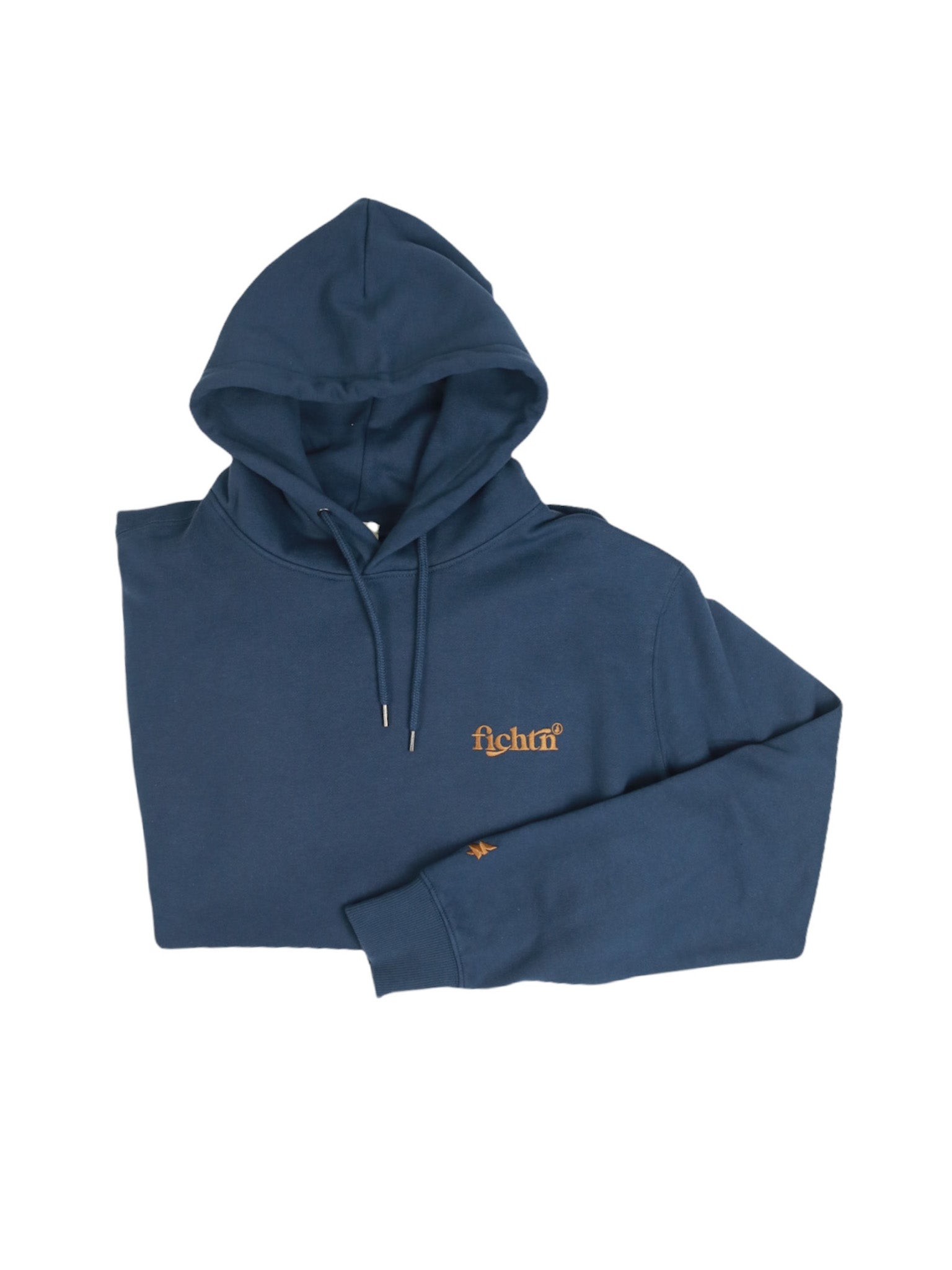 Hoodie Woodland Warm Blue Denim