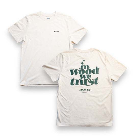 Shirt - in wood we trust - Natural