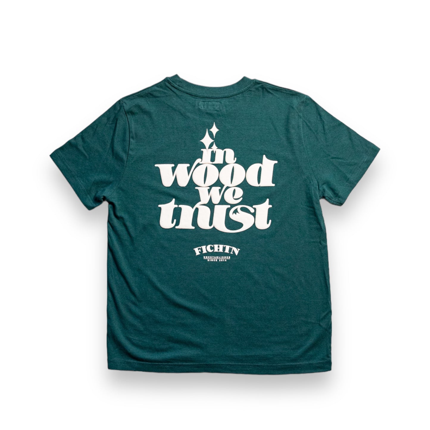 Shirt - in wood we trust - green