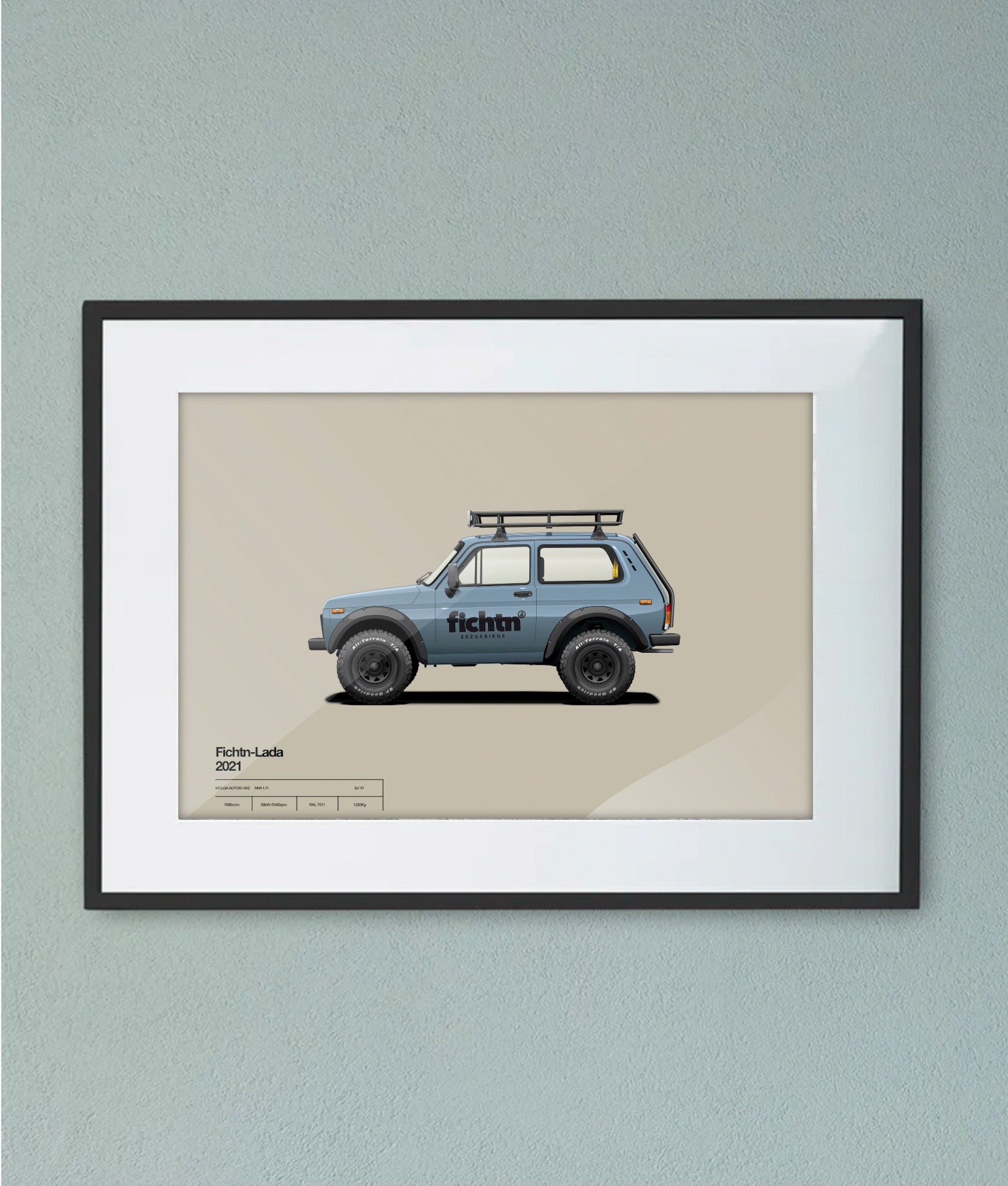 Fichtn-Lada Artprint